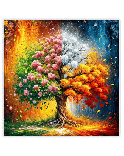 Four Seasons Tree Diamond Painting