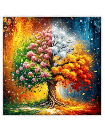 Four Seasons Tree Diamond Painting