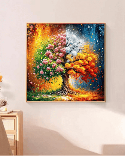 Four Seasons Tree Diamond Painting